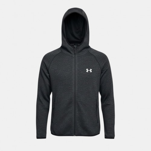 Under Armour Tech 2.0 Full Zip Hoodie Jacket Grey Pre Owned